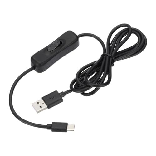 PATIKIL 4,92ft USB-Verlängerungskabel mit Ein-/Aus-Schalter, Typ C zu USB-Male-Datenunterstützungskabel 4-Kern-Draht für LED-Streifen-Schreibtischlampe Ventilator, Schwarz PATIKIL 4,92ft USB-Verlängerungskabel mit Ein-/Aus-Schalter, Typ C zu USB-Male-Datenunterstützungskabel 4-Kern-Draht für LED-Streifen-Schreibtischlampe Ventilator, Schwarz von PATIKIL