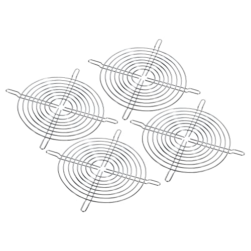 PATIKIL 4 Packung Fan Metall Fingerschutz 160mm m Schraube für Lüfter Schutz DIY Silber von PATIKIL