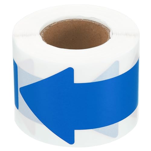 PATIKIL 4''x2'' Richtungspfeil-Aufkleber, 200 Stück Vinyl-Abziehbilder, abnehmbar, selbstklebend, wasserdicht, Bodenaufkleber, Wandmarkierungsschild für Straßenanweisungen, Marineblau PATIKIL 4''x2'' Richtungspfeil-Aufkleber, 200 Stück Vinyl-Abziehbilder, abnehmbar, selbstklebend, wasserdicht, Bodenaufkleber, Wandmarkierungsschild für Straßenanweisungen, Marineblau von PATIKIL