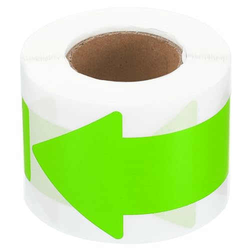 PATIKIL 4''x2'' Richtungspfeil-Aufkleber, 200 Stück Vinyl abnehmbarer selbstklebender wasserfester Wandmarkierungsschilder für Anweisungen, fluoreszierendes Grün PATIKIL 4''x2'' Richtungspfeil-Aufkleber, 200 Stück Vinyl abnehmbarer selbstklebender wasserfester Wandmarkierungsschilder für Anweisungen, fluoreszierendes Grün von PATIKIL