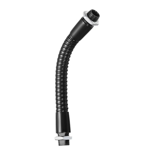 PATIKIL 4.7" Mikrofon Schwanenhals M10 Schlauch Flexibel Arm Verlängerung Schwarz von PATIKIL