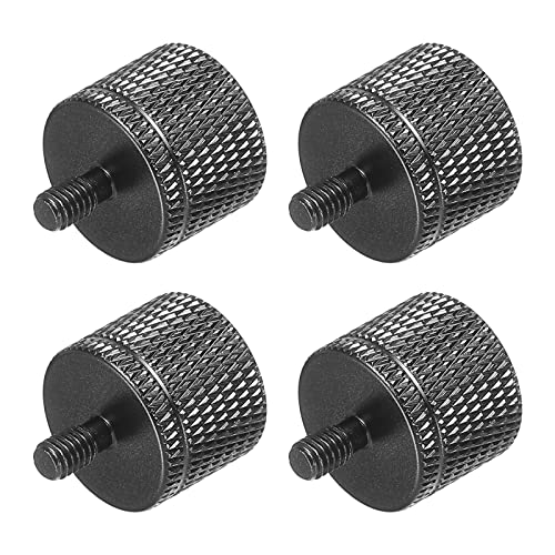 PATIKIL 4Pack Mikrofonstativ Adapter M4 Stecker an 1/4 Stecker Gewinde Stativ Schraube Adapter Doppelseiten Kamera Schraube für Mikrofon Stativständer Schwarz PATIKIL 4Pack Mikrofonstativ Adapter M4 Stecker an 1/4 Stecker Gewinde Stativ Schraube Adapter Doppelseiten Kamera Schraube für Mikrofon Stativständer Schwarz von PATIKIL