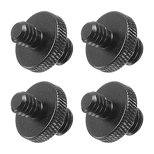 PATIKIL 4Pack Mikrofonstativ Adapter M8 Stecker an 1/4 Stecker Gewinde Stativ Schraube Adapter Doppelseiten Kamera Schraube für Mikrofon Stativständer Schwarz PATIKIL 4Pack Mikrofonstativ Adapter M8 Stecker an 1/4 Stecker Gewinde Stativ Schraube Adapter Doppelseiten Kamera Schraube für Mikrofon Stativständer Schwarz von PATIKIL