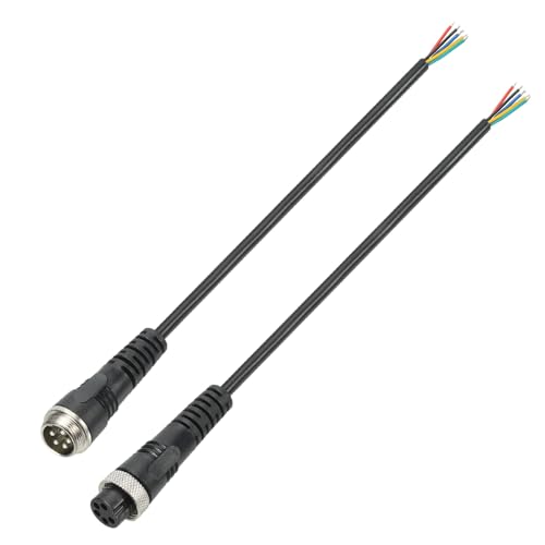 PATIKIL 5-poliger elektrischer Steckverbinder 8 Zoll / 20 cm, 5-adriges 24 AWG Stecker-Buchse-Verlängerungskabel wasserdicht für Motorrad Auto LKW Boot Streifenlichter, Schwarz PATIKIL 5-poliger elektrischer Steckverbinder 8 Zoll / 20 cm, 5-adriges 24 AWG Stecker-Buchse-Verlängerungskabel wasserdicht für Motorrad Auto LKW Boot Streifenlichter, Schwarz von PATIKIL