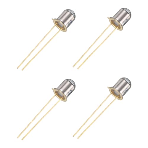PATIKIL 5mm Fotodiode 4 Pack Foto Transistoren Fotodioden Lichtempfindliche Dioden Sensoren Rundes Objektiv für Elektronik Projekt von PATIKIL