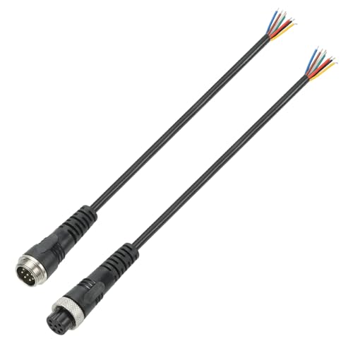 PATIKIL 7-poliger elektrischer Stecker 8 Zoll / 20 cm, 7-Kern 24 AWG Stecker wasserdichtes Outdoor-LED-Verlängerungskabel für Motorrad Auto LKW Boot Streifenlichter, Schwarz PATIKIL 7-poliger elektrischer Stecker 8 Zoll / 20 cm, 7-Kern 24 AWG Stecker wasserdichtes Outdoor-LED-Verlängerungskabel für Motorrad Auto LKW Boot Streifenlichter, Schwarz von PATIKIL