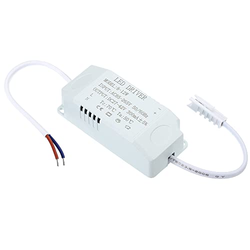 PATIKIL 8-12W 300mA LED-Treiber 3Pack AC 85-265V Ausgang 27-42V DC Stecker Gleichstrom Konstantstrom Gleichrichter Transformator Externe Stromversorgung von PATIKIL