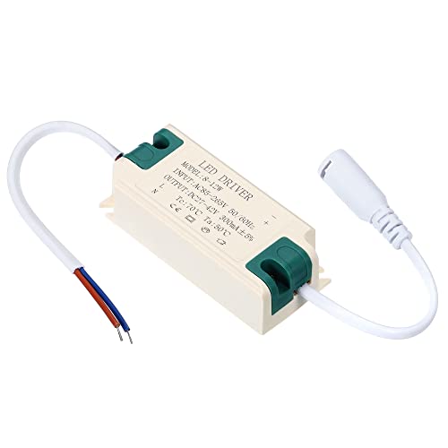 PATIKIL 8-12W 300mA LED-Treiber AC 85-265V Ausgang 27-42V DC Buchse Anschluss Konstantstrom Gleichrichter Transformator Externe Stromversorgung PATIKIL 8-12W 300mA LED-Treiber AC 85-265V Ausgang 27-42V DC Buchse Anschluss Konstantstrom Gleichrichter Transformator Externe Stromversorgung von PATIKIL