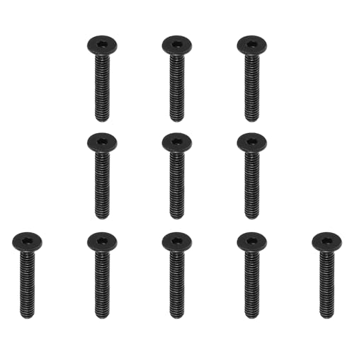 PATIKIL #8-32 x 1 Zoll Flachkopf-Innensechskantschrauben, 10er-Pack Flachkopf-Senkschrauben Sechskant-Antrieb Maschinenschrauben Vollgewinde Grobgewinde UNC Schwarzoxid Grad 10.9 PATIKIL #8-32 x 1 Zoll Flachkopf-Innensechskantschrauben, 10er-Pack Flachkopf-Senkschrauben Sechskant-Antrieb Maschinenschrauben Vollgewinde Grobgewinde UNC Schwarzoxid Grad 10.9 von PATIKIL