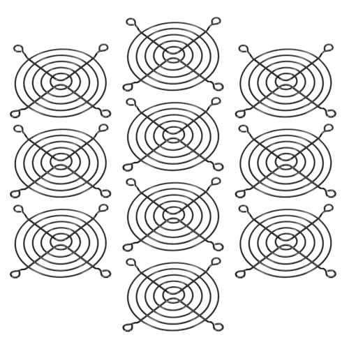 PATIKIL 80mm Lüfter Fingergrill, 10er Pack Metallgitter Schutzgitter Lüfter Schutzabdeckung für 80mm Abluftventilatoren Computer DIY, Schwarz PATIKIL 80mm Lüfter Fingergrill, 10er Pack Metallgitter Schutzgitter Lüfter Schutzabdeckung für 80mm Abluftventilatoren Computer DIY, Schwarz von PATIKIL
