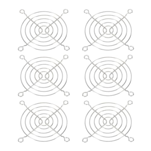 PATIKIL 80mm Lüfter Fingergrill, 6er Pack 304 Edelstahl Grill Schutzgitter Lüfter Schutzabdeckung für 80mm Abluftventilatoren Ausrüstung Computer DIY von PATIKIL
