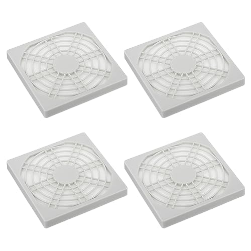 PATIKIL 80mm Lüfter Fingergrill 4 Packung Grillschutz Schutzlüfter Schützende Cover für 80x80mm Abluft Lüfter für Geräte Computer Heimwerken Weiß PATIKIL 80mm Lüfter Fingergrill 4 Packung Grillschutz Schutzlüfter Schützende Cover für 80x80mm Abluft Lüfter für Geräte Computer Heimwerken Weiß von PATIKIL