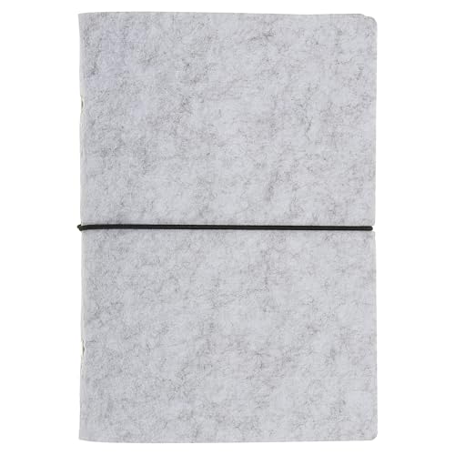 PATIKIL Ein A5-Notizbuch-Binder, 6-Ring-Filz-Loseblatt-Binder-Cover nachfüllbarer Rundring-Binder mit elastischem Band für Füllerpapier Budget-Binder Journal-Tagebuch-Zubehör, Hellgrau PATIKIL Ein A5-Notizbuch-Binder, 6-Ring-Filz-Loseblatt-Binder-Cover nachfüllbarer Rundring-Binder mit elastischem Band für Füllerpapier Budget-Binder Journal-Tagebuch-Zubehör, Hellgrau von PATIKIL