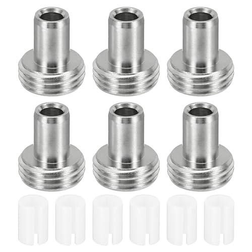PATIKIL Faser Optisches Werkzeug Set 6 Pack 5mm Keramik Kern mit Metall Köpfen für Visueller Fehler Locator Faser Kabel Tester von PATIKIL