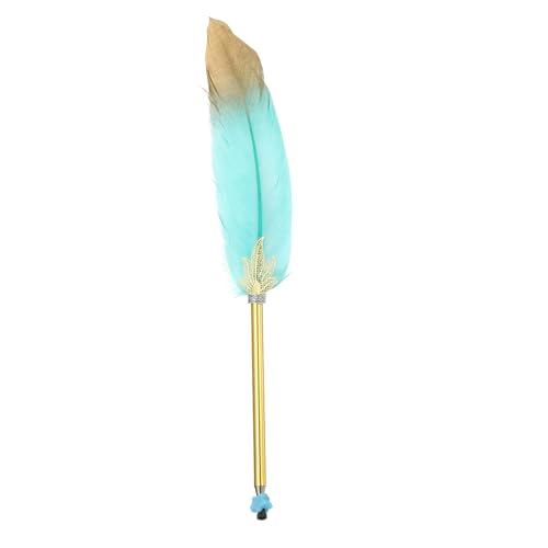 PATIKIL Feder Kugelschreiber, 0.5mm Vintage Kalligraphie Stifte mit Feder zum Schreiben Büro, Gänsefedern Stift für Hochzeit Unterschrift, Grün & Gold PATIKIL Feder Kugelschreiber, 0.5mm Vintage Kalligraphie Stifte mit Feder zum Schreiben Büro, Gänsefedern Stift für Hochzeit Unterschrift, Grün & Gold von PATIKIL