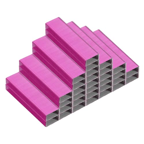 PATIKIL Heftklammern für Hefter, 2er Pack 26/6 Standard 1/4 Zoll Länge Heftklammern für Büromaterial, Rosarot PATIKIL Heftklammern für Hefter, 2er Pack 26/6 Standard 1/4 Zoll Länge Heftklammern für Büromaterial, Rosarot von PATIKIL