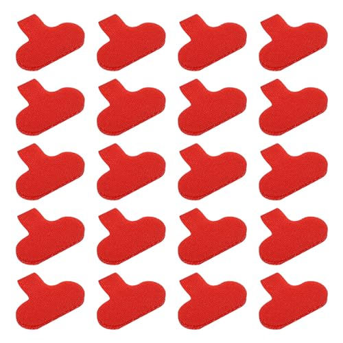PATIKIL Kabel-Etiketten 0,6 x 1,5 Zoll, 20er Pack Selbstklebende Klettverschluss-Kabelmarkierungen zum Beschriften für Elektronik, Computer, Kabelmanagement und Identifizierung, Rot PATIKIL Kabel-Etiketten 0,6 x 1,5 Zoll, 20er Pack Selbstklebende Klettverschluss-Kabelmarkierungen zum Beschriften für Elektronik, Computer, Kabelmanagement und Identifizierung, Rot von PATIKIL