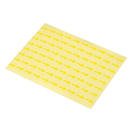 PATIKIL Klein Pfeil Aufkleber 0.5x0.4" 10 Blatt PET Selbstklebend Produkt Inspektion Fehler Indikator für Industrielle Arbeit Gelb PATIKIL Klein Pfeil Aufkleber 0.5x0.4" 10 Blatt PET Selbstklebend Produkt Inspektion Fehler Indikator für Industrielle Arbeit Gelb von PATIKIL