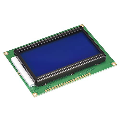PATIKIL LCD-Anzeigemodul 3,3-5 V, Blauer Bildschirm 128 x 64 LCD-Modul für 3D-Drucker von PATIKIL