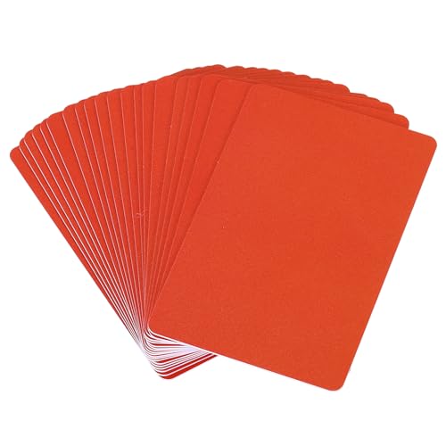 PATIKIL Leere PVC-Karten, 20er-Pack Inkjet-Plastik-ID-Karte CR80 30 MIL Weiße bedruckbare Visitenkarten, wasserdichter beidseitiger Druck für Foto-ID-Badge Inkjet-Drucker Frosted, Rot PATIKIL Leere PVC-Karten, 20er-Pack Inkjet-Plastik-ID-Karte CR80 30 MIL Weiße bedruckbare Visitenkarten, wasserdichter beidseitiger Druck für Foto-ID-Badge Inkjet-Drucker Frosted, Rot von PATIKIL