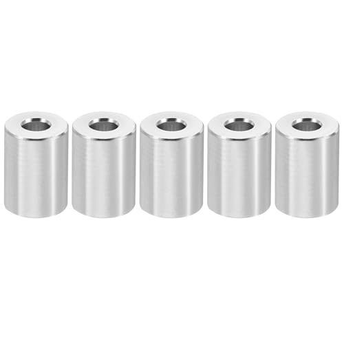 PATIKIL M4 Aluminium Abstandshalter, 5 Stück Metallabstandshalter Aluminium 4,2 mm ID x 10 mm OD x 14 mm L Aluminium Abstandshalter Schraubenaufsteller Rund für 5/32 Zoll PATIKIL M4 Aluminium Abstandshalter, 5 Stück Metallabstandshalter Aluminium 4,2 mm ID x 10 mm OD x 14 mm L Aluminium Abstandshalter Schraubenaufsteller Rund für 5/32 Zoll von PATIKIL
