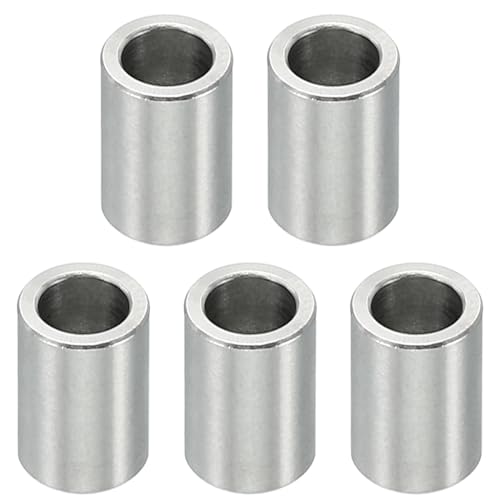 PATIKIL M4 Edelstahl-Abstandshalter, 5 Stück Metall-Abstandshalter Edelstahl 4,1 mm ID x 6 mm OD x 8 mm L Edelstahlrund für 5/32 Zoll oder M4 Schraubenbolzen PATIKIL M4 Edelstahl-Abstandshalter, 5 Stück Metall-Abstandshalter Edelstahl 4,1 mm ID x 6 mm OD x 8 mm L Edelstahlrund für 5/32 Zoll oder M4 Schraubenbolzen von PATIKIL