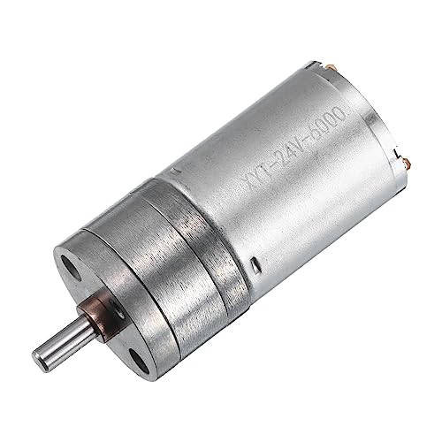 PATIKIL Mikro Geschwindigkeit Untersetzung Getriebemotor DC 24V 620RPM für 370 Motor von PATIKIL