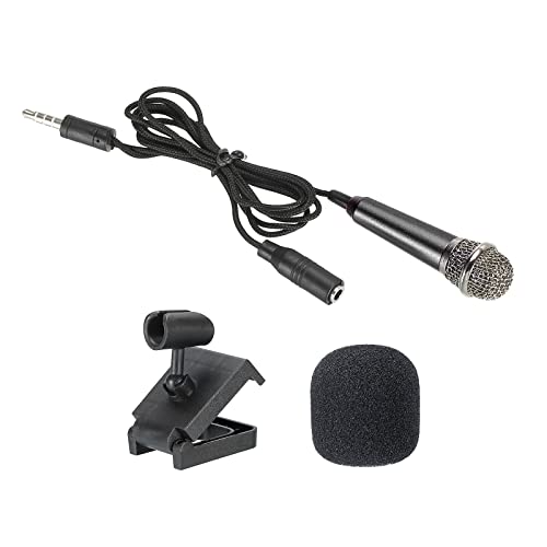 PATIKIL Mini Mikrofon Tragbar Stimme Mikrofon Schwarz für Sprachaufnahme und Gesang mit Mikrofonständer und Deckel Pack von 1 PATIKIL Mini Mikrofon Tragbar Stimme Mikrofon Schwarz für Sprachaufnahme und Gesang mit Mikrofonständer und Deckel Pack von 1 von PATIKIL