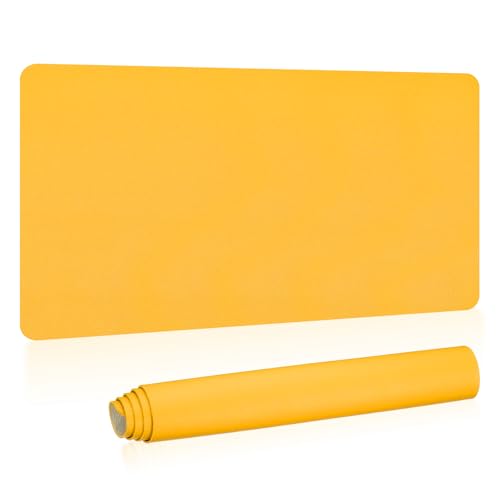 PATIKIL Schreibtischunterlage 80 x 38 cm, Rutschfeste Wasserdichte PU-Leder Schreibtisch unterlage Groß Schreibtischunterlagen Tischunterlage Schreibtisch Desk Mat, Gelb PATIKIL Schreibtischunterlage 80 x 38 cm, Rutschfeste Wasserdichte PU-Leder Schreibtisch unterlage Groß Schreibtischunterlagen Tischunterlage Schreibtisch Desk Mat, Gelb von PATIKIL