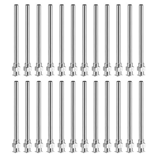 PATIKIL Stumpfe Spitze Dosierkanüle 8G, 24 Stück 2 Zoll Edelstahl Flüssigkeitsdosierkanülen mit Lure Lock zum Nachfüllen von Flüssigtinten Klebstoffen Kleber PATIKIL Stumpfe Spitze Dosierkanüle 8G, 24 Stück 2 Zoll Edelstahl Flüssigkeitsdosierkanülen mit Lure Lock zum Nachfüllen von Flüssigtinten Klebstoffen Kleber von PATIKIL