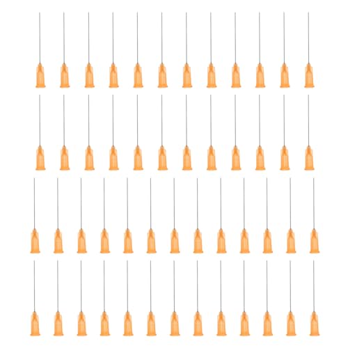 PATIKIL Stumpfe Spitze Dosierkanülen mit gebogener stumpfer Nadel, 50 Stück 1 Zoll 23G Industrie-Flüssigkeitsdosierkanüle mit Lure-Lock zum Nachfüllen von Flüssigtinte, Klebstoff, Orange PATIKIL Stumpfe Spitze Dosierkanülen mit gebogener stumpfer Nadel, 50 Stück 1 Zoll 23G Industrie-Flüssigkeitsdosierkanüle mit Lure-Lock zum Nachfüllen von Flüssigtinte, Klebstoff, Orange von PATIKIL