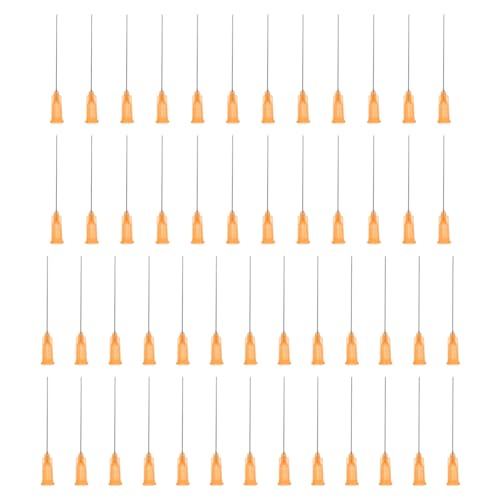 PATIKIL Stumpfe Spitze Dosierkanülen mit gebogener stumpfer Nadel, 50 Stück 2 Zoll 23G Industrie-Flüssigkeitsdosierkanüle mit Lure-Lock zum Nachfüllen von Flüssigtinte, Klebstoff, Orange PATIKIL Stumpfe Spitze Dosierkanülen mit gebogener stumpfer Nadel, 50 Stück 2 Zoll 23G Industrie-Flüssigkeitsdosierkanüle mit Lure-Lock zum Nachfüllen von Flüssigtinte, Klebstoff, Orange von PATIKIL