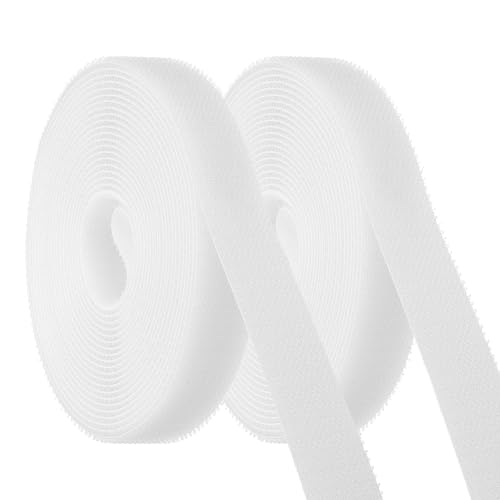 PATIKIL Teppichmarkierungsstreifen 20mm x 5 Meter, 2 Rollen Bodenmarkierer Nylonstreifen Bodenmarkierungsband für Vorschul-Teppichlehrerbedarf, Weiß PATIKIL Teppichmarkierungsstreifen 20mm x 5 Meter, 2 Rollen Bodenmarkierer Nylonstreifen Bodenmarkierungsband für Vorschul-Teppichlehrerbedarf, Weiß von PATIKIL