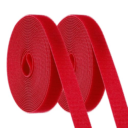 PATIKIL Teppichmarkierungsstreifen 20mm x 5 Meter, 2 Rollen Bodenmarkierer Nylonstreifen Bodenmarkierungsband für Vorschulklasse Teppich Lehrerbedarf, Rot PATIKIL Teppichmarkierungsstreifen 20mm x 5 Meter, 2 Rollen Bodenmarkierer Nylonstreifen Bodenmarkierungsband für Vorschulklasse Teppich Lehrerbedarf, Rot von PATIKIL