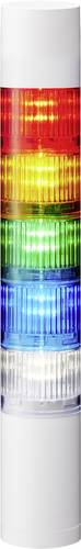 Patlite Signalsäule LR5-501WJBW-RYGBC LED 5-farbig, Rot, Gelb, Grün, Blau, Weiß 1St. von PATLITE