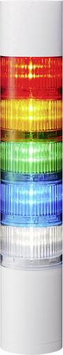 Patlite Signalsäule LR6-502WJBW-RYGBC LED 5-farbig, Rot, Gelb, Grün, Blau, Weiß 1St. von PATLITE