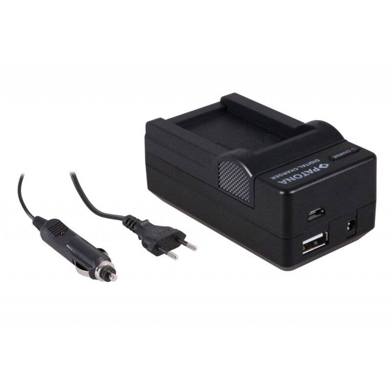 4 in 1 Ladegerät f. Konica Minolta NP-200 Dimage X Xg Xi Xt Xt Biz von PATONA