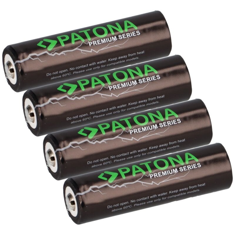 4x PATONA Premium 14500 Zelle ICR14500 Li-Ion Akku 3,7V 800mAh 4x PATONA Premium 14500 Zelle ICR14500 Li-Ion Akku 3,7V 800mAh von PATONA