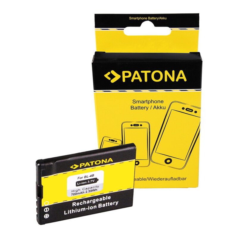 Akku kompatibel zu Nokia 6111 Prism N75 N76 - 3,7V 0,7Ah Akku kompatibel zu Nokia 6111 Prism N75 N76 - 3,7V 0,7Ah von PATONA