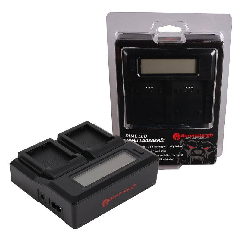 Berenstargh Dual LCD USB Ladegerät Nikon EN-EL25 Z30 Z50 Z fc von PATONA
