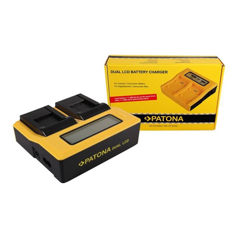Dual LCD USB Ladegerät f. Qumox SupTig 3 SJ4000 SJ4000 SupTig3 SupTig 3 SJ4000 SupTig 3 von PATONA