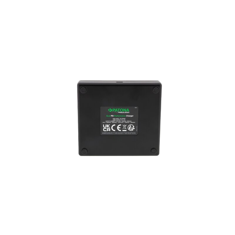 Dual PD Performance Ladegerät + 2 Premium 18650 Zellen + USB-C Input Dual PD Performance Ladegerät + 2 Premium 18650 Zellen + USB-C Input von PATONA