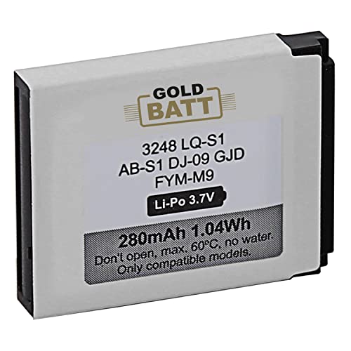 GOLDBATT Akku S1 kompatibel mit mit LQ LQ-S1 / AB-S1 / DJ-09 / GJD/FYM-M9 / QN-01 / DZ-09 / DZ09 / FYM-M9 / GT-08 / GT08 A1 / HKX-S1 / QN01 GOLDBATT Akku S1 kompatibel mit mit LQ LQ-S1 / AB-S1 / DJ-09 / GJD/FYM-M9 / QN-01 / DZ-09 / DZ09 / FYM-M9 / GT-08 / GT08 A1 / HKX-S1 / QN01 von PATONA