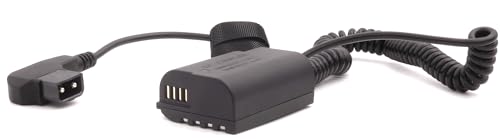 PATONA (9410) DMW BLK22 Dummy Akku D-Tap - Netzteil Netzadapter Ladegerät Koppler Adapter D-Tap mit Federkabel … für Lumix DC-S5 DC-S5II DC-S5II-X DC-G9 DC-GH5 DC-GH5 II DC-GH5S DC-GH6 von PATONA