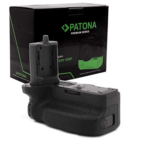 PATONA 1477 Batteriegriff - Ersatz für Sony VG-C4EM Hochformatgriff - mit IR- Fernauslöser - (Batteriefach für 2X Akku NP-FZ100) zu Alpha A1 A9 II und Alpha A7R IV von PATONA