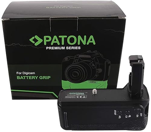 PATONA 1487 Batteriegriff - Ersatz für Sony VG-C2EM Hochformatgriff - mit IR- Fernauslöser - (Batteriefach für 2X Akku NP-FW50) Alpha 7II 7RII 7SII von PATONA