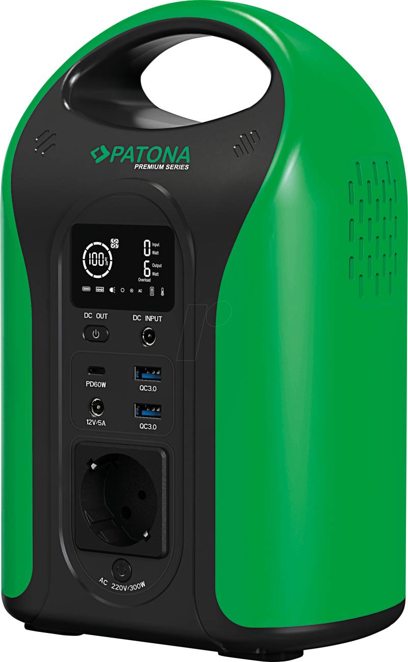 PATONA 300W - PATONA Powerstation, 300 W, USB QC3.0 von PATONA