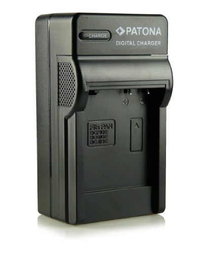 PATONA 3in1 Ladegerät für DMW-BCG10E Akkus kompatibel mit Panasonic Lumix DMC-TZ6 DMC-TZ7 DMC-TZ8 DMC-TZ10 DMC-TZ18 DMC-TZ20 DMC-TZ25 von PATONA
