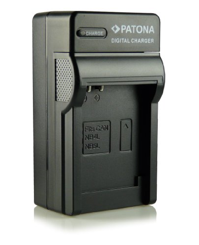 PATONA 3in1 Ladegerät für NB-4L, NB-5L Akkus kompatibel mit Canon Digital Ixus 30, 40, 50, 70, 100 is, 220 HS, 255 HS, i Zoom, i7, Powershot TX1, SD200, SD300, SD960, SD1100 von PATONA