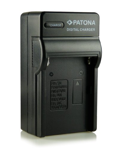 PATONA 3in1 Ladegerät für NP-F970 Akkus kompatibel mit Sony Camcorder Sony CCD-TR CCD-TRV DCR-TR DCS-CD MVC-FD Series von PATONA